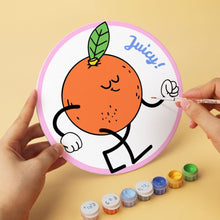 Laden Sie das Bild in den Galerie-Viewer, Mini Serie Malen nach Zahlen - Scheiben Ø20cm (6 Stück) - Sonnige Stimmung