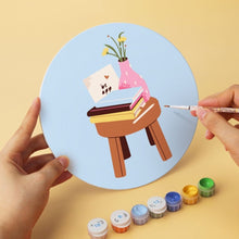 Laden Sie das Bild in den Galerie-Viewer, Mini Serie Malen nach Zahlen - Scheiben Ø20cm (6 Stück) - Kleine kreative Rituale