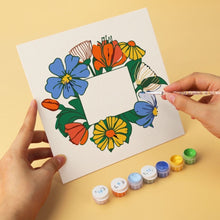 Laden Sie das Bild in den Galerie-Viewer, Mini Serie Malen nach Zahlen 20x20 cm (6 Stück) - Handverlesene Blüten
