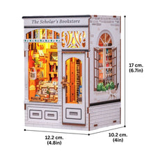 Laden Sie das Bild in den Galerie-Viewer, Book Nook - Gelehrtenbuchhandlung