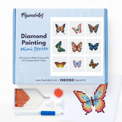 Mini Serie Diamond Painting - Schmetterlinge