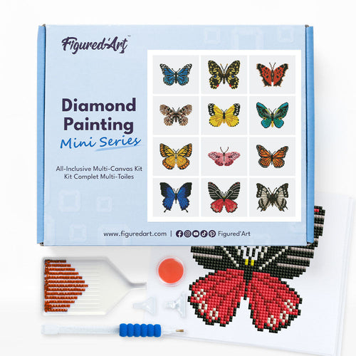Mini Serie Diamond Painting - Schmetterlinge 2