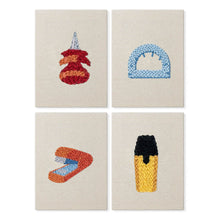 Laden Sie das Bild in den Galerie-Viewer, Punch Needle Set (4 Stück) mit Rahmen​ - Kawaii Schreibwaren 1 Figured'Art