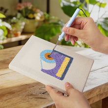 Laden Sie das Bild in den Galerie-Viewer, Punch Needle Set (4 Stück) mit Rahmen - Kawaii Schreibwaren 2