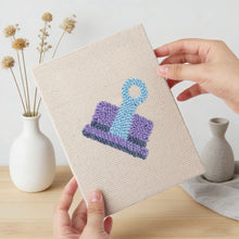 Laden Sie das Bild in den Galerie-Viewer, Punch Needle Set (4 Stück) mit Rahmen - Kawaii Schreibwaren 2