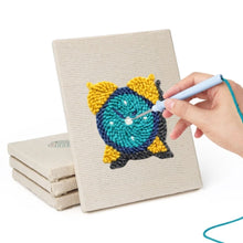 Laden Sie das Bild in den Galerie-Viewer, Punch Needle Set (4 Stück) mit Rahmen - Schreibtisch Essentials 1