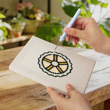Laden Sie das Bild in den Galerie-Viewer, Punch Needle Set (4 Stück) mit Rahmen - Süßes &amp; Street Food