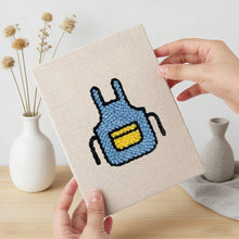 Laden Sie das Bild in den Galerie-Viewer, Punch Needle Set (4 Stück) mit Rahmen - Küche &amp; Snacks Set