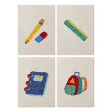 Laden Sie das Bild in den Galerie-Viewer, Punch Needle Set (4 Stück) mit Rahmen​ - Lernstimmung Figured'Art