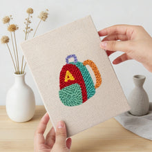 Laden Sie das Bild in den Galerie-Viewer, Punch Needle Set (4 Stück) mit Rahmen - Lernstimmung