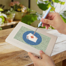 Laden Sie das Bild in den Galerie-Viewer, Punch Needle Set (4 Stück) mit Rahmen - Spielkarten