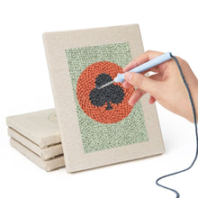 Laden Sie das Bild in den Galerie-Viewer, Punch Needle Set (4 Stück) mit Rahmen - Spielkarten