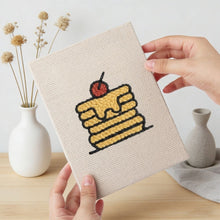 Laden Sie das Bild in den Galerie-Viewer, Punch Needle Set (4 Stück) mit Rahmen - Dessertliebhaber 2