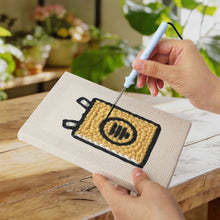 Laden Sie das Bild in den Galerie-Viewer, Punch Needle Set (4 Stück) mit Rahmen - Alltägliche Snacks