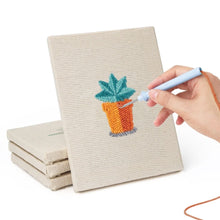 Laden Sie das Bild in den Galerie-Viewer, Punch Needle Set (4 Stück) mit Rahmen - Mini Indoor Garten 2