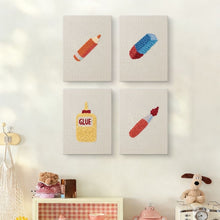 Laden Sie das Bild in den Galerie-Viewer, Punch Needle Set (4 Stück) mit Rahmen - Kunst &amp; Bastel Kollektion