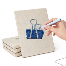 Laden Sie das Bild in den Galerie-Viewer, Punch Needle Set (4 Stück) mit Rahmen - Schreibtisch Zubehör Kollektion