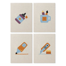 Laden Sie das Bild in den Galerie-Viewer, Punch Needle Set (4 Stück) mit Rahmen​ - Kreative Schreibtisch Icons Figured'Art