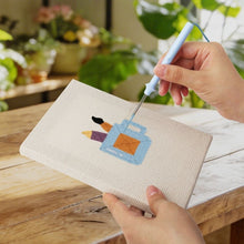 Laden Sie das Bild in den Galerie-Viewer, Punch Needle Set (4 Stück) mit Rahmen - Kreative Schreibtisch Icons