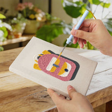 Laden Sie das Bild in den Galerie-Viewer, Punch Needle Set (4 Stück) mit Rahmen - Zurück zur Schule 1