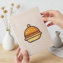 Laden Sie das Bild in den Galerie-Viewer, Punch Needle Set (4 Stück) mit Rahmen - Frühstücksstimmung
