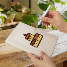 Laden Sie das Bild in den Galerie-Viewer, Punch Needle Set (4 Stück) mit Rahmen - Leckere Häppchen 3