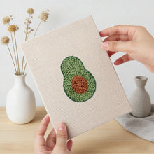 Laden Sie das Bild in den Galerie-Viewer, Punch Needle Set (4 Stück) mit Rahmen - Fruchtfest 2