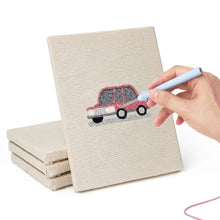 Laden Sie das Bild in den Galerie-Viewer, Punch Needle Set (4 Stück) mit Rahmen - Auto Kollektion