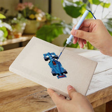 Laden Sie das Bild in den Galerie-Viewer, Punch Needle Set (4 Stück) mit Rahmen - Boxenstopp