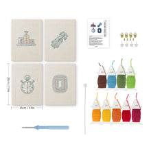 Laden Sie das Bild in den Galerie-Viewer, Punch Needle Set (4 Stück) mit Rahmen - Boxenstopp