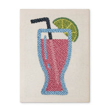 Laden Sie das Bild in den Galerie-Viewer, Punch Needle mit Rahmen - Rosa Limonade Figured'Art