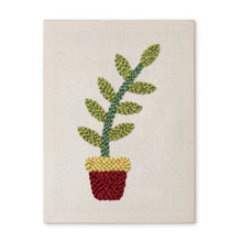 Laden Sie das Bild in den Galerie-Viewer, Punch Needle mit Rahmen - Freude im Topf Figured'Art