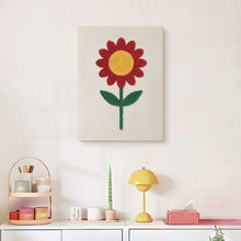 Laden Sie das Bild in den Galerie-Viewer, Punch Needle mit Rahmen - Strahlende Blume