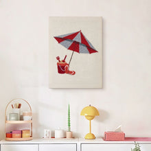 Laden Sie das Bild in den Galerie-Viewer, Punch Needle mit Rahmen - Sommerstimmung