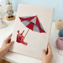 Laden Sie das Bild in den Galerie-Viewer, Punch Needle mit Rahmen - Sommerstimmung