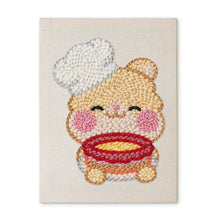 Laden Sie das Bild in den Galerie-Viewer, Punch Needle mit Rahmen - Backender Hase Figured'Art