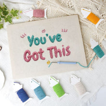 Laden Sie das Bild in den Galerie-Viewer, Punch Needle mit Rahmen - You've Got This