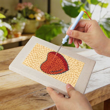 Laden Sie das Bild in den Galerie-Viewer, Punch Needle Set (4 Stück) mit Rahmen - Leckere Favoriten 2