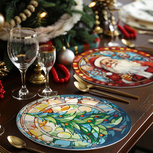 Malen nach Zahlen 20 cm Tischsets (6 Stück) - Kreatives Weihnachtsgeschenk