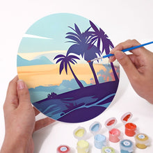 Laden Sie das Bild in den Galerie-Viewer, Malen nach Zahlen 20 cm Tischsets (6 Stück) - Naturaussicht