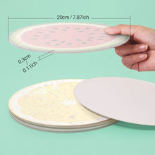 Laden Sie das Bild in den Galerie-Viewer, Malen nach Zahlen 20 cm Tischsets (6 Stück) - Tropische Fruchtscheibe