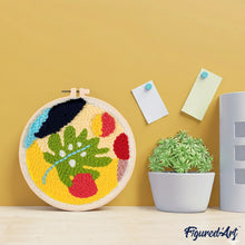 Laden Sie das Bild in den Galerie-Viewer, Punch Needle Herbstblatt