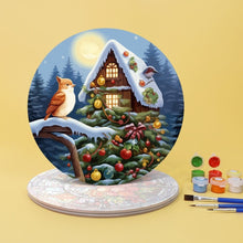 Laden Sie das Bild in den Galerie-Viewer, Malen nach Zahlen 20 cm Tischsets (4 Stück) - Feiertage und Natur