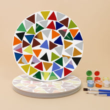Laden Sie das Bild in den Galerie-Viewer, Malen nach Zahlen 20 cm Tischsets (6 Stück) - Moderne Geometrie