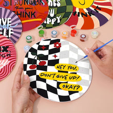 Laden Sie das Bild in den Galerie-Viewer, Malen nach Zahlen 20 cm Tischsets (6 Stück) - Motivierendes Zitat
