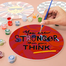 Laden Sie das Bild in den Galerie-Viewer, Malen nach Zahlen 20 cm Tischsets (6 Stück) - Motivierendes Zitat