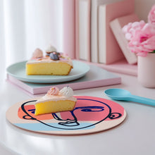 Laden Sie das Bild in den Galerie-Viewer, Malen nach Zahlen 20 cm Tischsets (6 Stück) - Modernes Abstraktes Gesicht