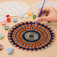 Laden Sie das Bild in den Galerie-Viewer, Malen nach Zahlen 20 cm Tischsets (6 Stück) - Böhmische Mandala Rund