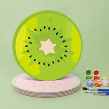 Laden Sie das Bild in den Galerie-Viewer, Malen nach Zahlen 20 cm Tischsets (6 Stück) - Bunte Fruchtscheiben