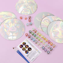 Laden Sie das Bild in den Galerie-Viewer, Malen nach Zahlen 20 cm Tischsets (6 Stück) - Pop Art Tier